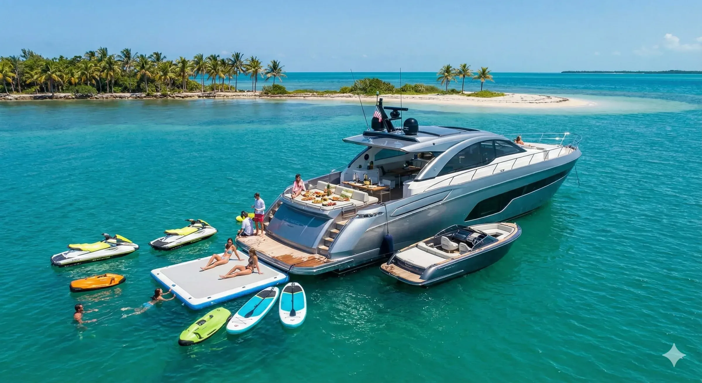 Day yacht experience with toys and tenders in Heber, Coconino County, Arizona